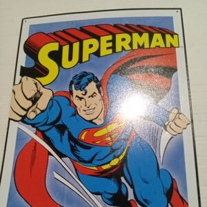 Superman Metal Sign